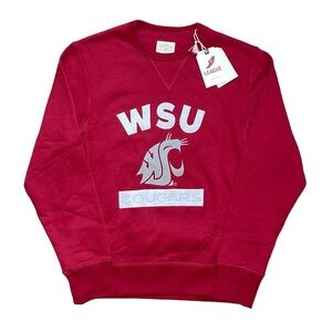 washington state university wsu cougars oversized crewneck sweatshirt sweater